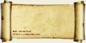 Tina Balzamović vizit kartica